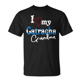 I Love My Catracha Grandma Artistic Design Honduras Catracho Unisex T-Shirt | Mazezy