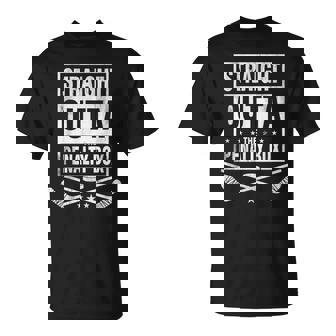 Ice Hockey Straight Outta The Penalty Box Hockey Lover T-Shirt - Seseable