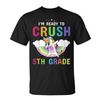 Ich Bin Bereit Einhorn-Kinder Der 5 Klasse Zurück In Die T-Shirt - Seseable