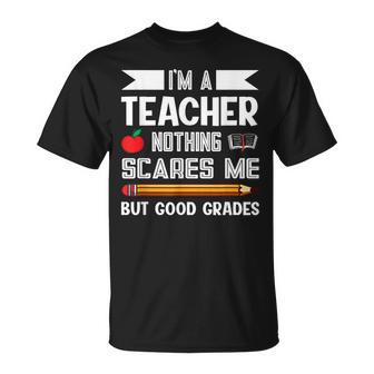 Ich Bin Ein Lehrer Nichts Erschrickt Mich Lehre T-Shirt - Seseable