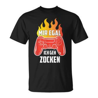 Ich Geh Zocken Für Gamer Männer Lustig Gaming Zocker T-Shirt - Seseable