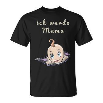 Ich Werde Mama Schwangerschaft Ich Bin Schwanger T-Shirt - Seseable