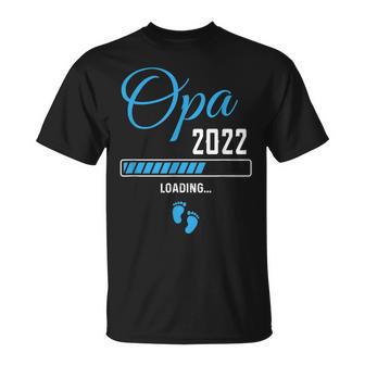 Ich Werde Opa 2022 Loading T-Shirt, Schwangerschaftsverkündung - Seseable