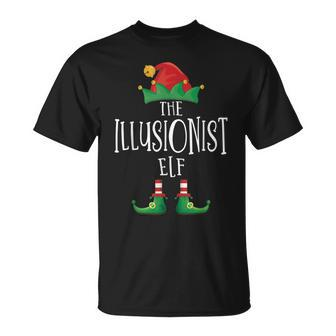 Illusionist Elf Familie Passender Pyjama Weihnachten T-Shirt - Seseable