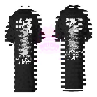 Im 8 Bday Axolotl Party Cute 8Th Birthday Kids Axolotl Unisex T-Shirt | Mazezy