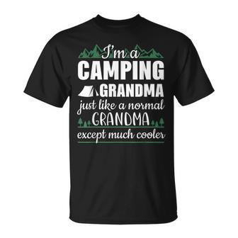 Im A Camping Grandma Unisex T-Shirt | Mazezy