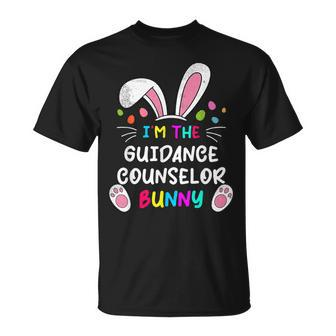 Im The Guidance Counselor Bunny Ears Easter Day Rabbit Unisex T-Shirt | Mazezy