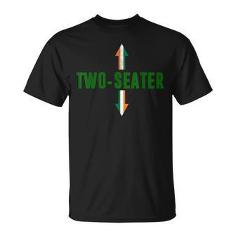 Irish Flag Two Seater Party-Trashy Adult Humor St Patricks T-Shirt - Seseable