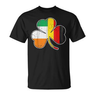 Irish German Flag Shamrock St Patricks Day T-shirt - Thegiftio UK