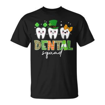 Irish Tooth Hat St Patricks Day Dentist Dental Hygienist T-Shirt - Seseable