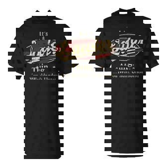 Its A Lawler Thing You Wouldnt Understand Personalized Name Gifts With Name Printed Lawler Unisex T-Shirt | Seseable UK