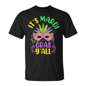 Its Mardi Gras Yall Shenanigan New Orleans Louisiana T-Shirt - Seseable