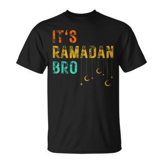Its Ramadan Bro Islamic Fasting Muslim Unisex T-Shirt | Mazezy