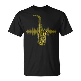 Jazz Music Saxophone Player Saxophone Marching Band T-Shirt - Seseable