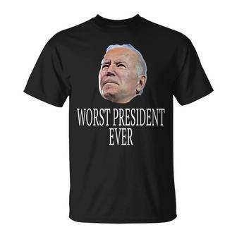 Joe Biden Worst President Ever Unisex T-Shirt | Mazezy DE