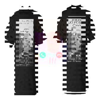 John Pork Is Calling Answer Call Phone Unisex T-Shirt | Mazezy