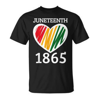 Junenth 1865 African American Freedom Day Unisex T-Shirt | Mazezy
