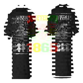 Junenth Is My Independence Day Black King Fathers Day Men Unisex T-Shirt | Mazezy