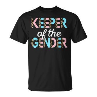 Keeper Of The Gender Baby Shower Gender Reveal Party Unisex T-Shirt | Mazezy