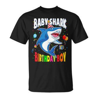 Kids Birthday Shark Shirt - Baby Shark For Boys Unisex T-Shirt | Mazezy