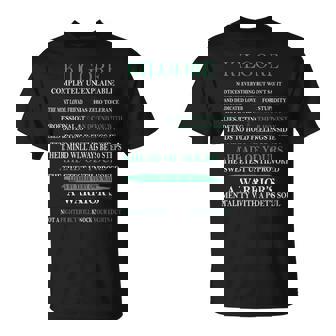 Kilgore Name Gift Kilgore Completely Unexplainable Unisex T-Shirt - Seseable