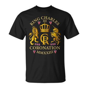 King Charles Iii British Monarch Royal Coronation May 2023 Unisex T-Shirt | Mazezy