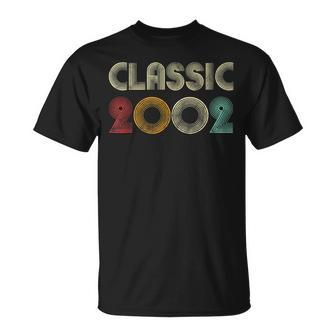 Klassisch 2002 Vintage 21 Geburtstag Geschenk Classic T-Shirt - Seseable