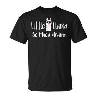 Kleines Lama-Cooles Kinder-Lamas-Familienstamm-Passendes T-Shirt - Seseable
