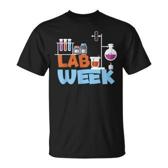 Lab Week Medical Laboratory Science Lab Scientist Gift Unisex T-Shirt | Mazezy