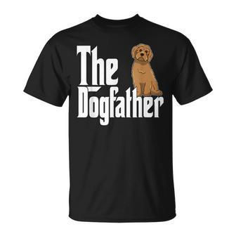 Labradoodle Dog Dad Dogfather Dogs Daddy Father Unisex T-Shirt | Mazezy