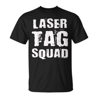 Laser Tag Squad Birthday Party Unisex T-Shirt | Mazezy