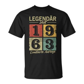 Legendär Seit 1963 Jahrgang 1963 Geburtstag T-Shirt - Seseable