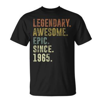 Legendary Awesome Epic Since Vintage 1965 57Th Birthday T-Shirt - Seseable
