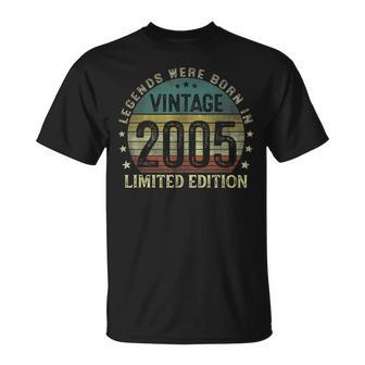 Legenden 2005 Geburt T-Shirt: 18. Geburtstag Lustiges Geschenk Mann - Seseable