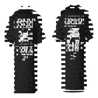 Leveled Up To Uncle 2019 New Uncle T  Gift For Gamer Unisex T-Shirt