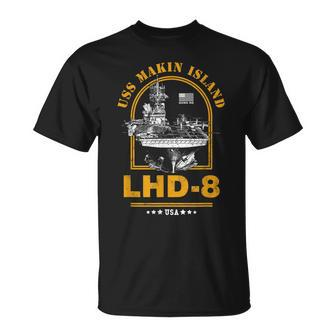 Lhd-8 Uss Makin Island T-Shirt - Seseable