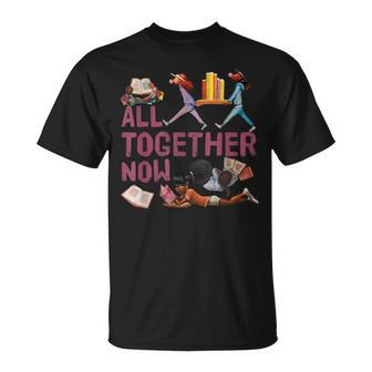 Library Books Librarian All Together Now Summer Reading T-shirt - Thegiftio UK