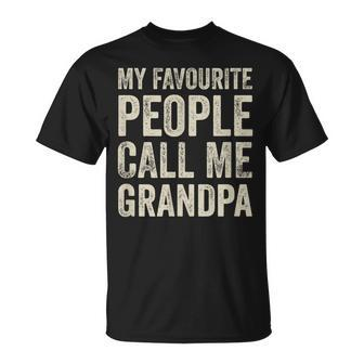 Lieblingsmensch Opa T-Shirt, My Favourite People Call Me Grandpa - Seseable