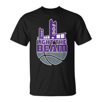 Light The Beam Sacramento Funny Light The Beam Unisex T-Shirt | Mazezy