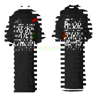 Most Likely To Give Santa A Hug Matching Family Xmas Holiday T-shirt | Seseable FR