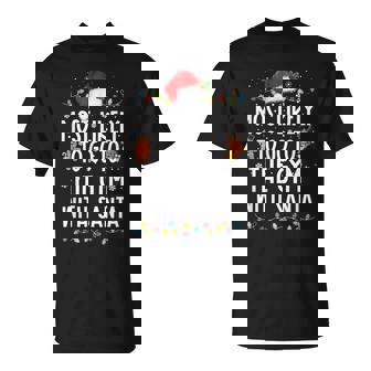 Most Likely To Go To The Gym With Santa Gym Lover Christmas T-shirt - Thegiftio