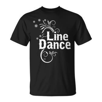 Line Dance Country Music Western Dancing Dancer Woman Girls T-Shirt - Seseable