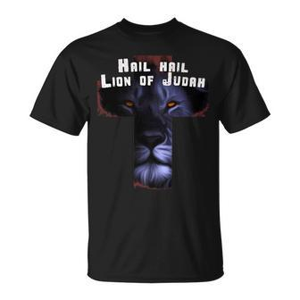 Lion Of Tribe Of Judah Religious Graphic Christian Worship T-Shirt - Seseable