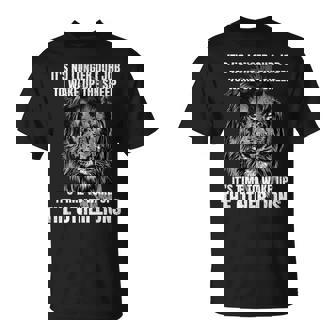 Lions Not Sheep Wake Up Other Lions Not Sheep Patriotic Unisex T-Shirt | Mazezy