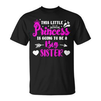 This Little Princess Is Going To Be A Big Sister Sibling T-shirt - Thegiftio UK