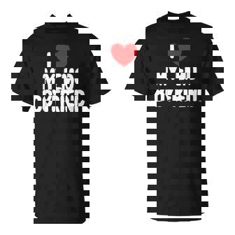 I Love My Emo Boyfriend Red Heart I Love My Emo Boyfriend T-shirt - Thegiftio