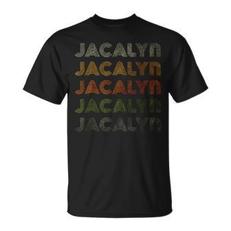 Love Heart Jacalyn Im GrungeVintage-Stil Schwarz Jacalyn T-Shirt - Seseable