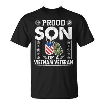 Lovely Proud Son Of A Vietnam Veteran Mom Dad T-shirt - Seseable