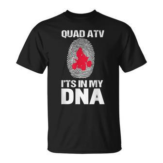 Lustige Quad Atv Dna Für Quad Atv-Liebhaber T-Shirt - Seseable