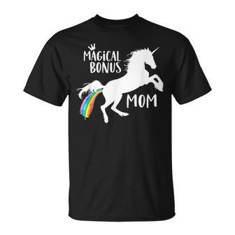 Magical Bonus Mom Unicorn Stepmother Best Stepmom Ever Gift Unisex T-Shirt - Seseable